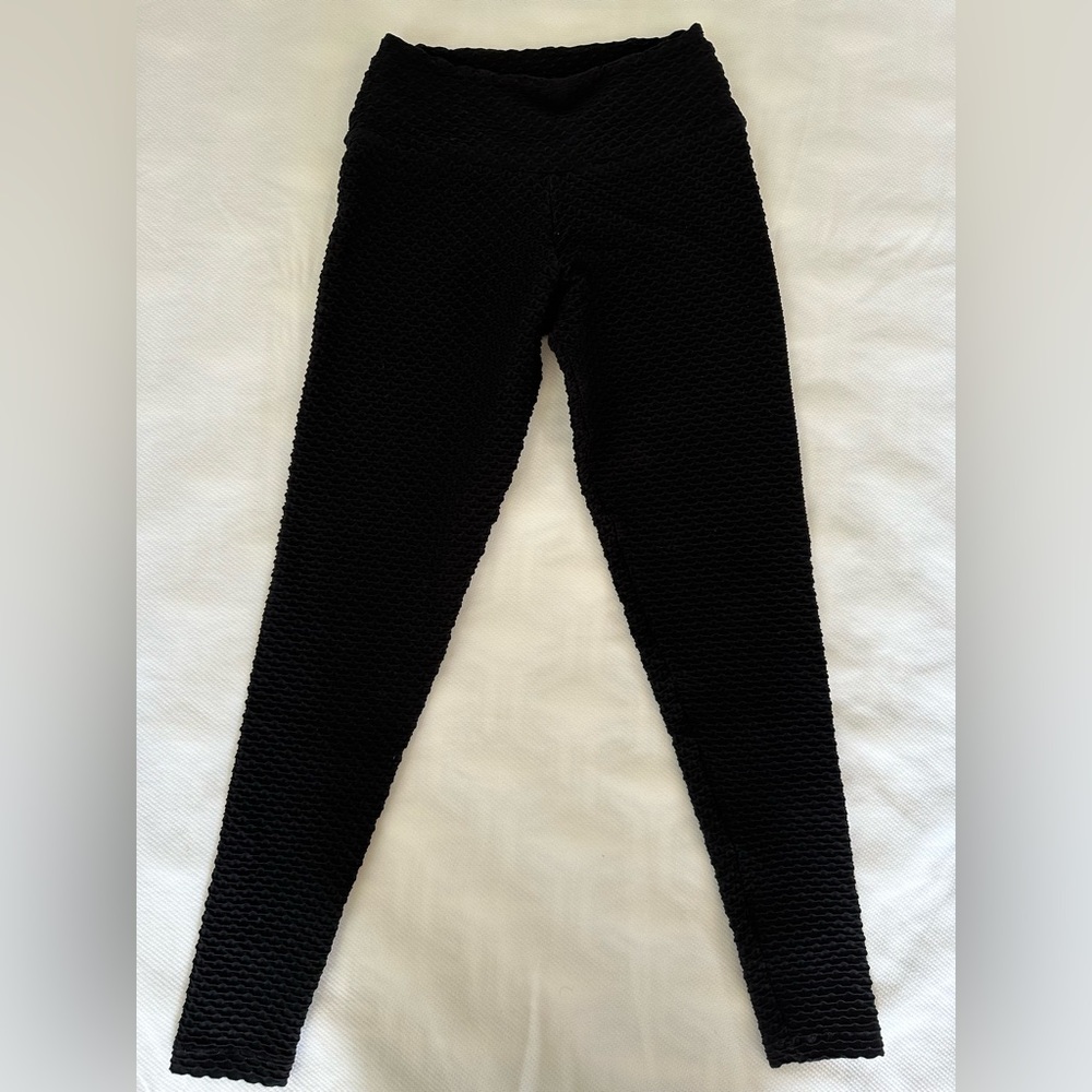 Booty by Brabants Croco Skin Black Leggings